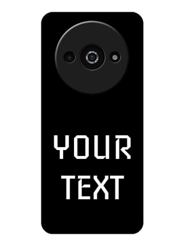 Custom Poco C61 Custom Glass Phone Case - Your Name Design