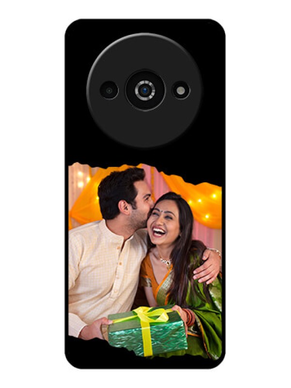 Custom Poco C61 Custom Glass Phone Case - Tear - Off Design