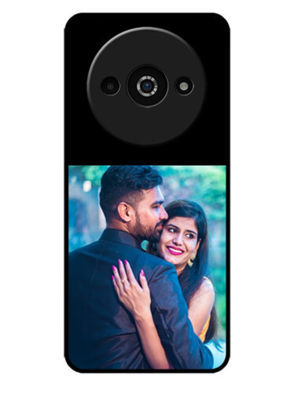 Custom Poco C61 Custom Glass Phone Case - Upload Full Picture With Custom Color Design