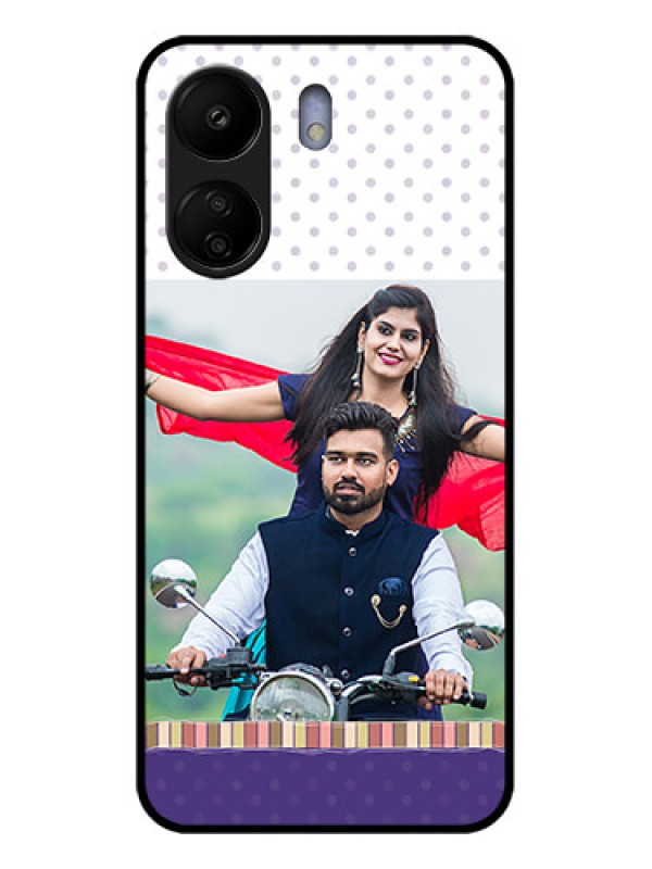 Custom Poco C65 Custom Glass Phone Case - Cute Family Design