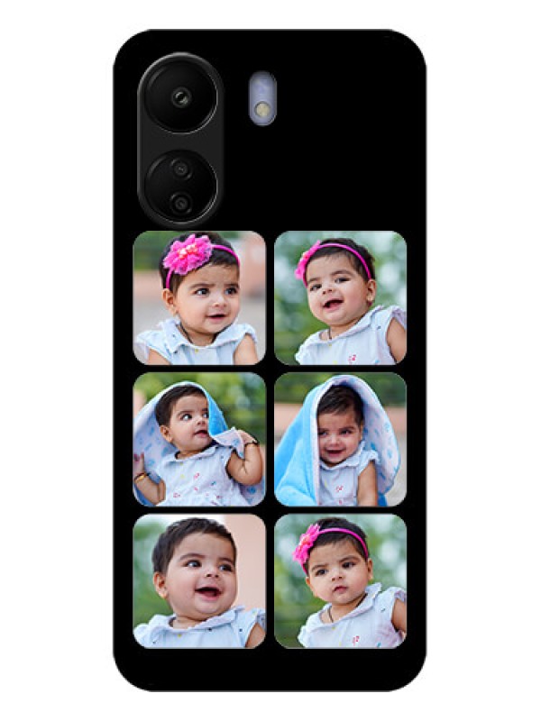 Custom Poco C65 Custom Glass Phone Case - Multiple Pictures Design