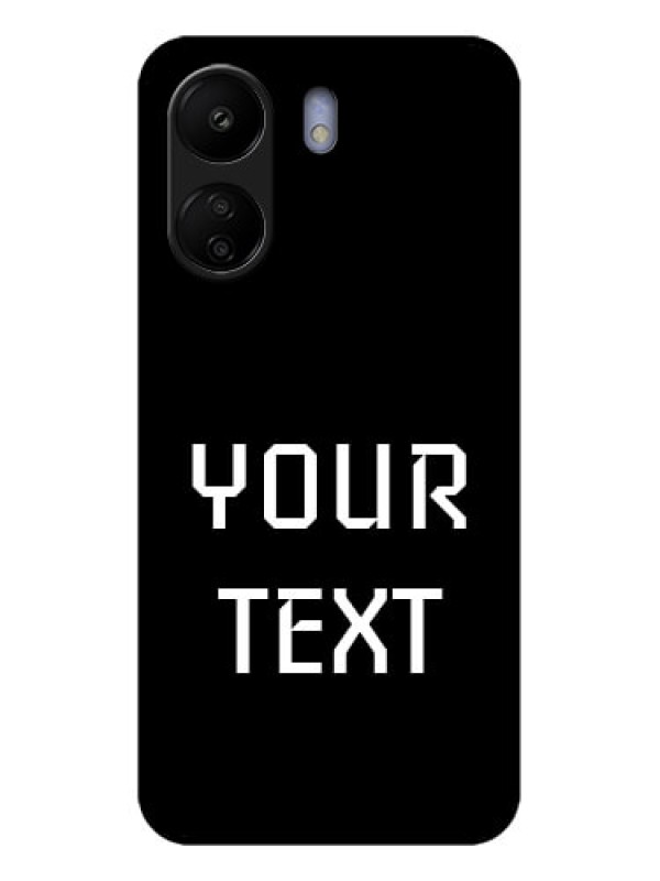 Custom Poco C65 Custom Glass Phone Case - Your Name Design