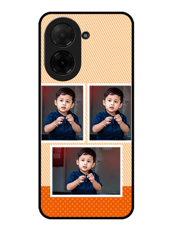 Custom Poco C71 Custom Glass Phone Case - Bulk Photos Upload Design