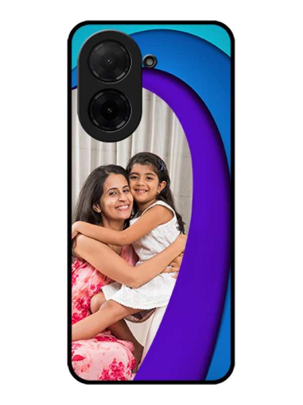 Custom Poco C71 Custom Glass Phone Case - Simple Pattern Design