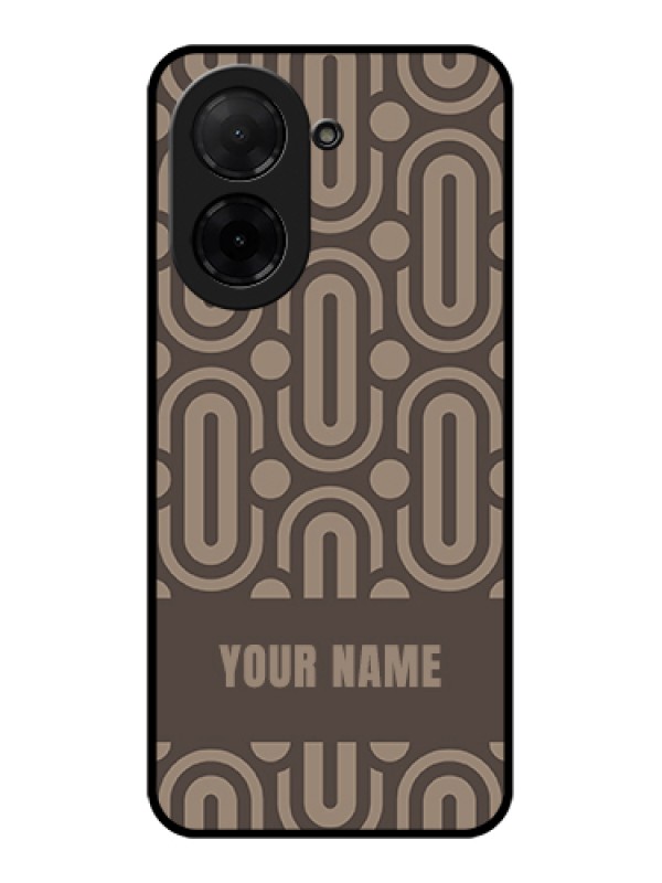 Custom Poco C71 Custom Glass Phone Case - Captivating Zero Pattern Design