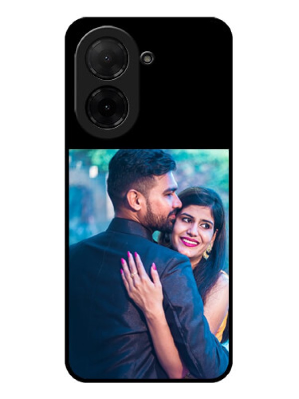 Custom Poco C71 Custom Glass Phone Case - Upload Full Picture With Custom Color Design