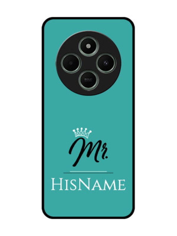 Custom Poco C75 5G Custom Glass Phone CaseMr With Name Design