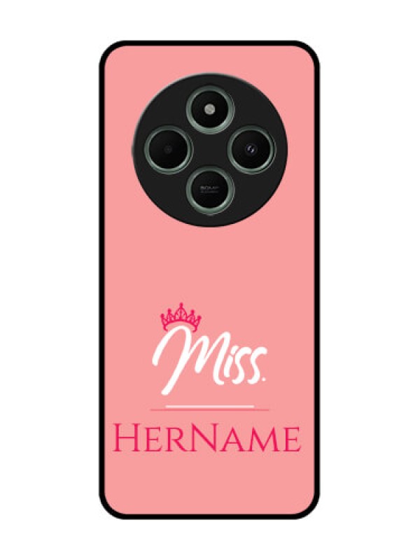 Custom Poco C75 5G Custom Glass Phone CaseMrs With Name Design
