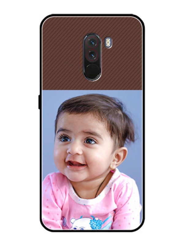 Custom Pcoco F1 Custom Glass Mobile Case  - Elegant Case Design