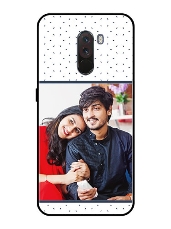 Custom Pcoco F1 Personalized Glass Phone Case  - Premium Dot Design