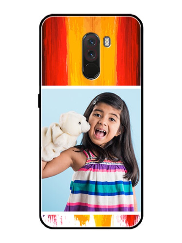 Custom Pcoco F1 Personalized Glass Phone Case  - Multi Color Design