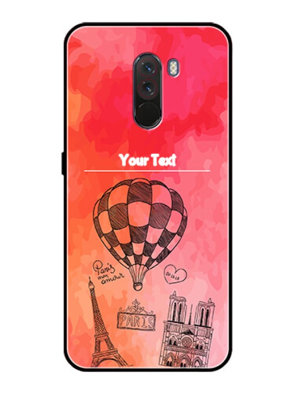 Custom Pcoco F1 Custom Glass Phone Case  - Paris Theme Design