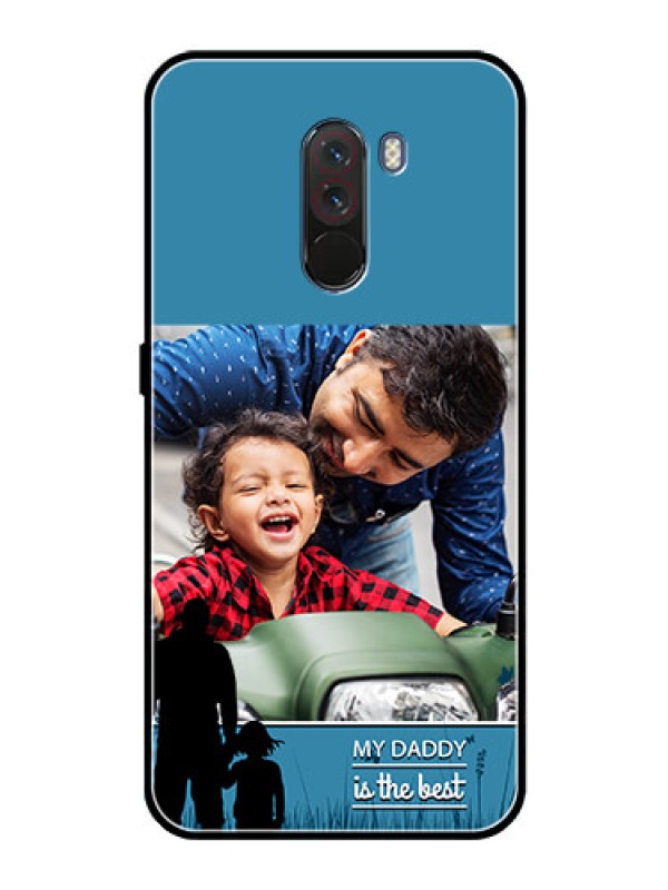 Custom Pcoco F1 Custom Glass Mobile Case  - Best dad design 