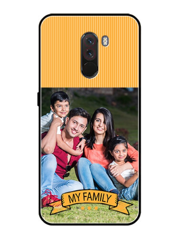 Custom Pcoco F1 Custom Glass Phone Case  - My Family Design