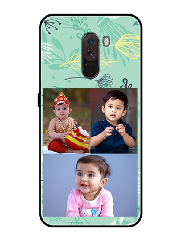 Custom Pcoco F1 Photo Printing on Glass Case  - Forever Family Design 