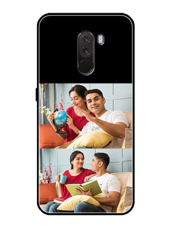 Custom Pcoco F1 2 Images on Glass Phone Cover