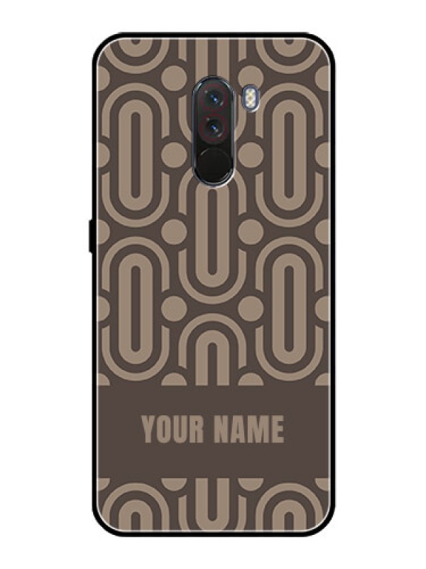 Custom Poco F1 Custom Glass Phone Case - Captivating Zero Pattern Design