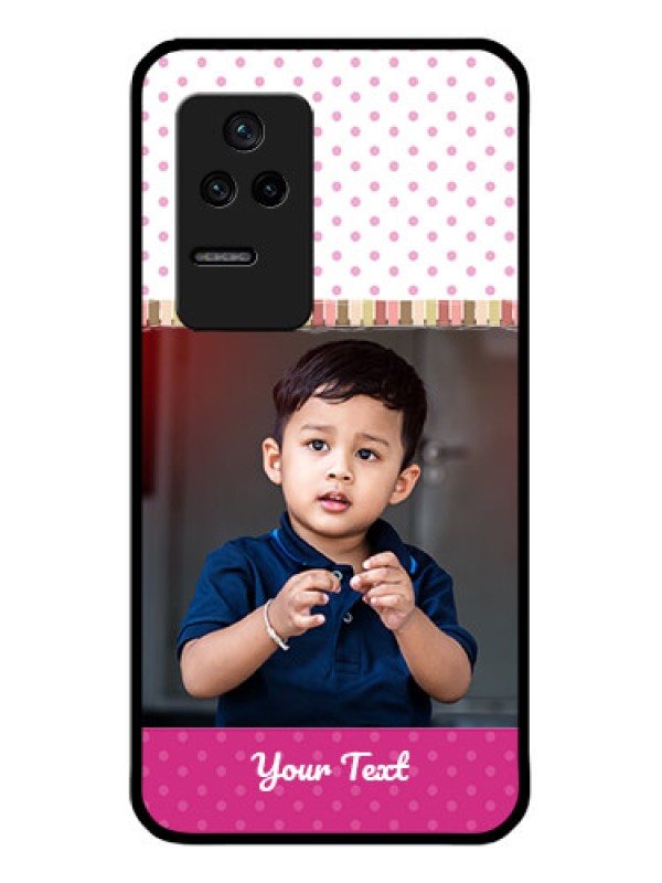 Custom Poco F4 5G Photo Printing on Glass Case - Cute Girls Cover Design