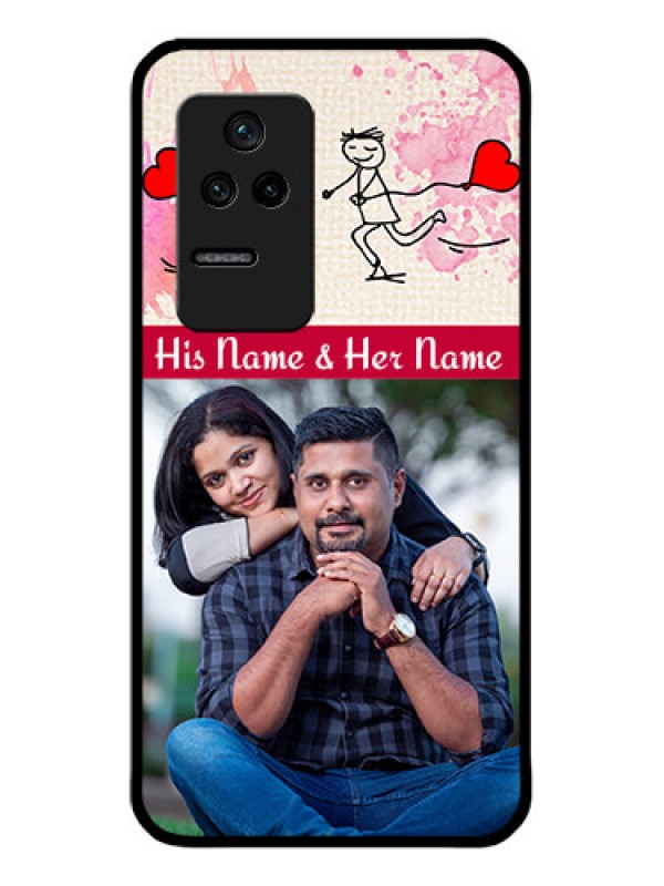 Custom Poco F4 5G Photo Printing on Glass Case - You and Me Case Design