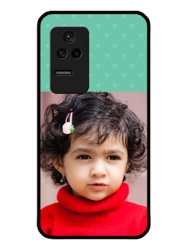 Custom Poco F4 5G Custom Glass Phone Case - Lovers Picture Design