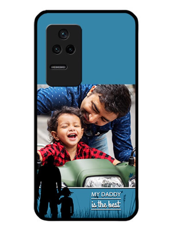 Custom Poco F4 5G Custom Glass Mobile Case - Best dad design