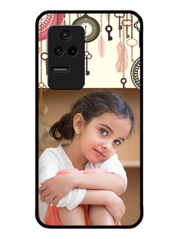 Custom Poco F4 5G Custom Glass Mobile Case - Boho Style Design