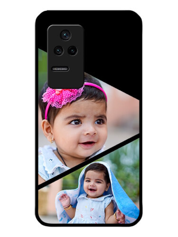 Custom Poco F4 5G Custom Glass Phone Case - Semi Cut Design