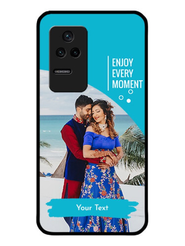 Custom Poco F4 5G Custom Glass Mobile Case - Happy Moment Design
