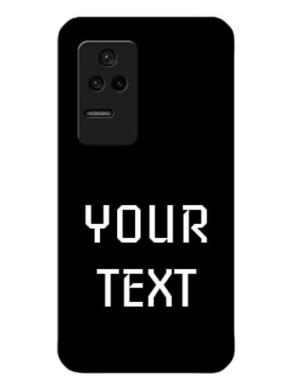 Custom Poco F4 5G Your Name on Glass Phone Case