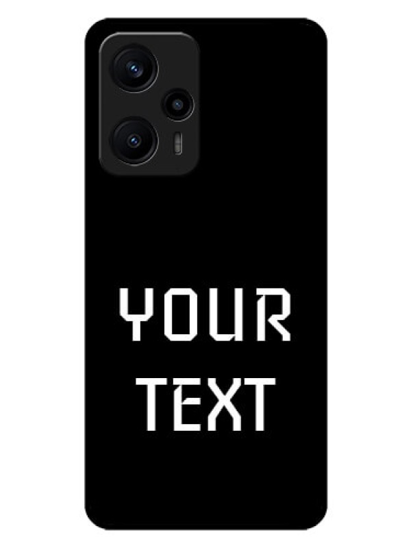 Custom Poco F5 Your Name on Glass Phone Case