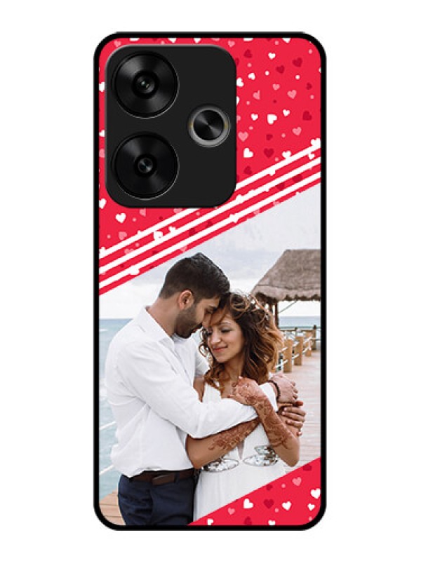 Custom Poco F6 5G Custom Glass Phone CaseValentines Gift Design