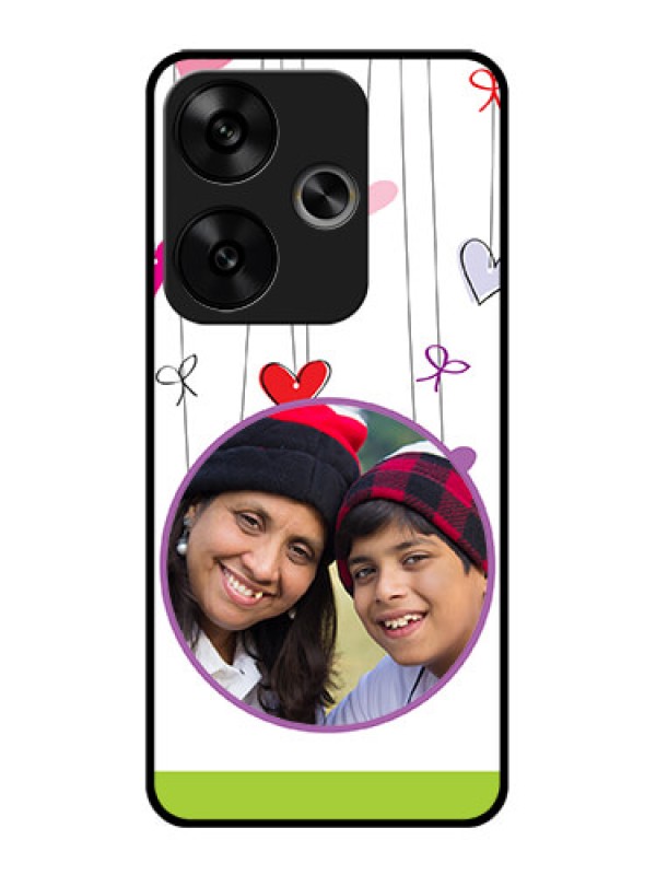 Custom Poco F6 5G Custom Glass Phone CaseCute Kids Phone Case Design