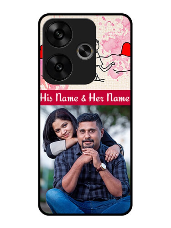 Custom Poco F6 5G Custom Glass Phone CaseYou And Me Case Design