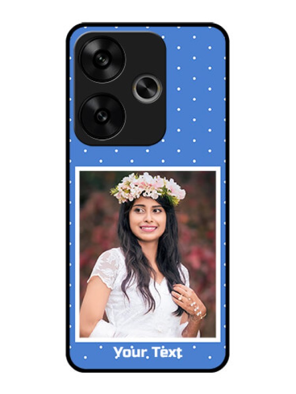 Custom Poco F6 5G Custom Glass Phone CasePolka Dots Design
