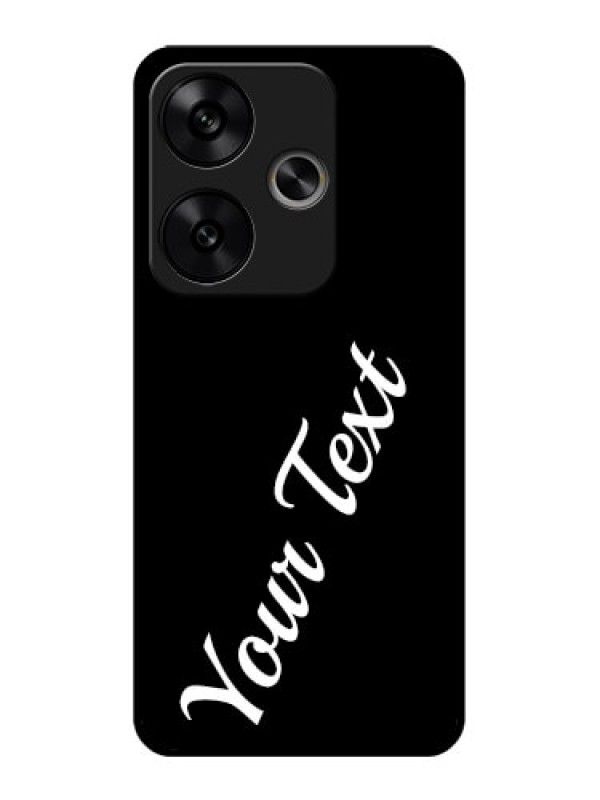 Custom Poco F6 5G Custom Glass Phone CaseWith Your Name Design