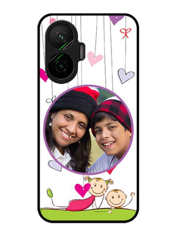 Custom Poco F7 5G Custom Glass Phone Case - Cute Kids Phone Case Design