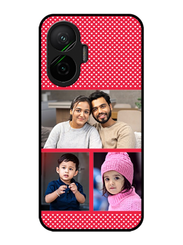Custom Poco F7 5G Custom Glass Phone Case - Bulk Photo Upload Design