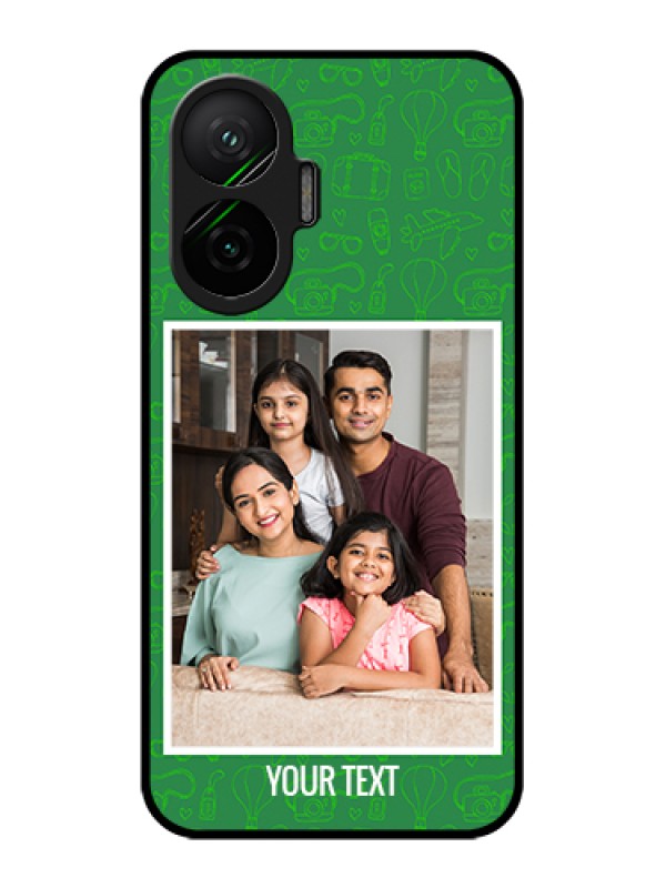 Custom Poco F7 5G Custom Glass Phone Case - Picture Upload Design