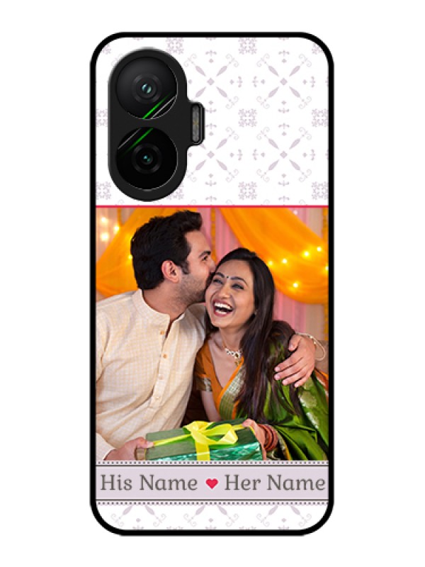 Custom Poco F7 5G Custom Glass Phone Case - With Photo And Ethnic Design