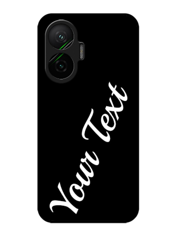 Custom Poco F7 5G Custom Glass Phone Case - With Your Name Design