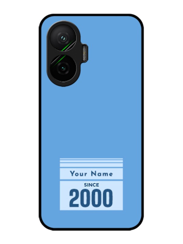 Custom Poco F7 5G Custom Glass Phone Case - Custom Year Of Birth Design