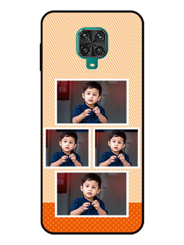 Custom Poco M2 Pro Photo Printing on Glass Case  - Bulk Photos Upload Design