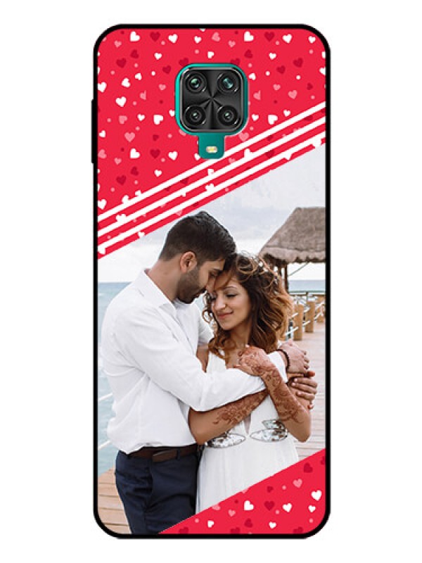 Custom Poco M2 Pro Custom Glass Mobile Case  - Valentines Gift Design