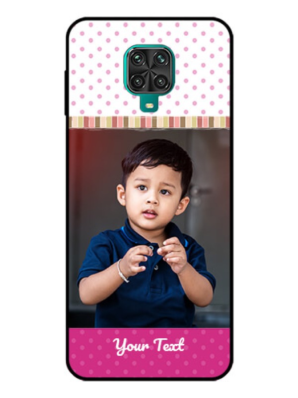 Custom Poco M2 Pro Photo Printing on Glass Case  - Cute Girls Cover Design