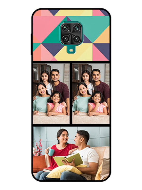 Custom Poco M2 Pro Custom Glass Phone Case  - Bulk Pic Upload Design