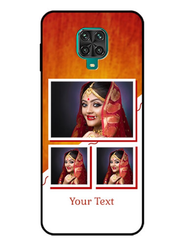 Custom Poco M2 Pro Custom Glass Phone Case  - Wedding Memories Design  