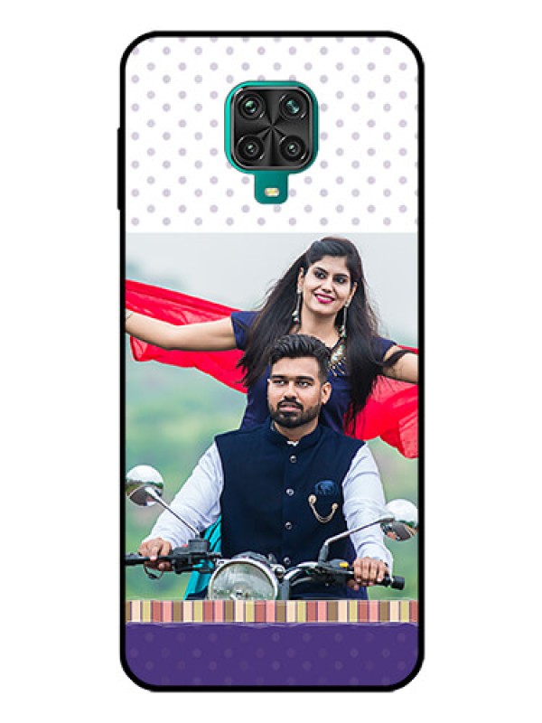 Custom Poco M2 Pro Photo Printing on Glass Case  - Cute Family Design