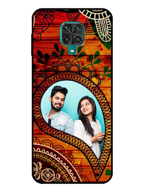 Custom Poco M2 Pro Personalized Glass Phone Case  - Abstract Colorful Design