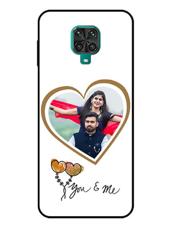 Custom Poco M2 Pro Custom Glass Mobile Case  - You & Me Design