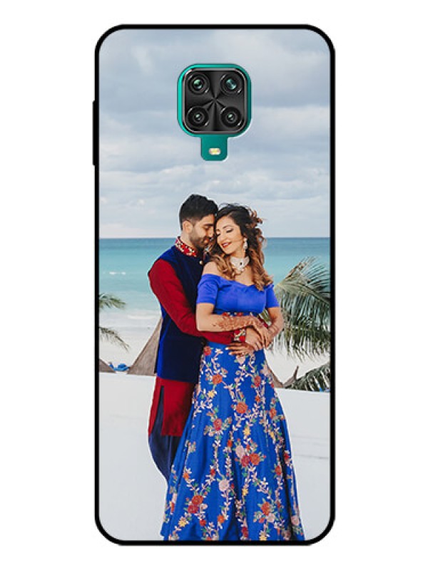 Custom Poco M2 Pro Photo Printing on Glass Case  - Upload Full Picture Design